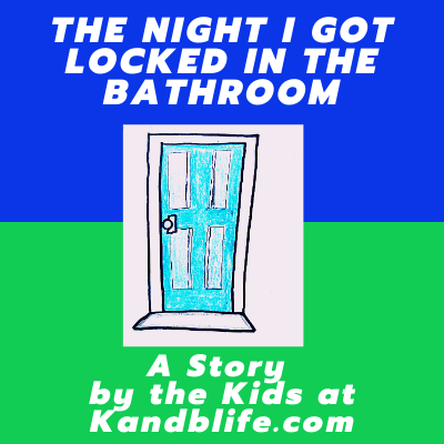 The cover for a children's story called The Night I got Locked in the Bathroom.