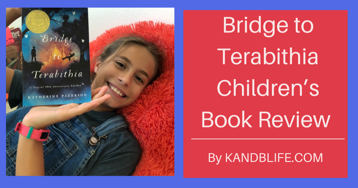 Cover for a children's book review on Bridge to Terabithia.