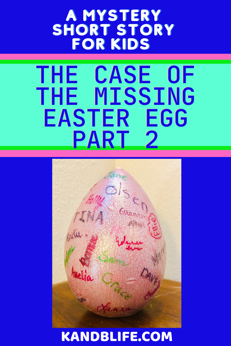 Easter egg Image for the Mystery Short Story for Kids