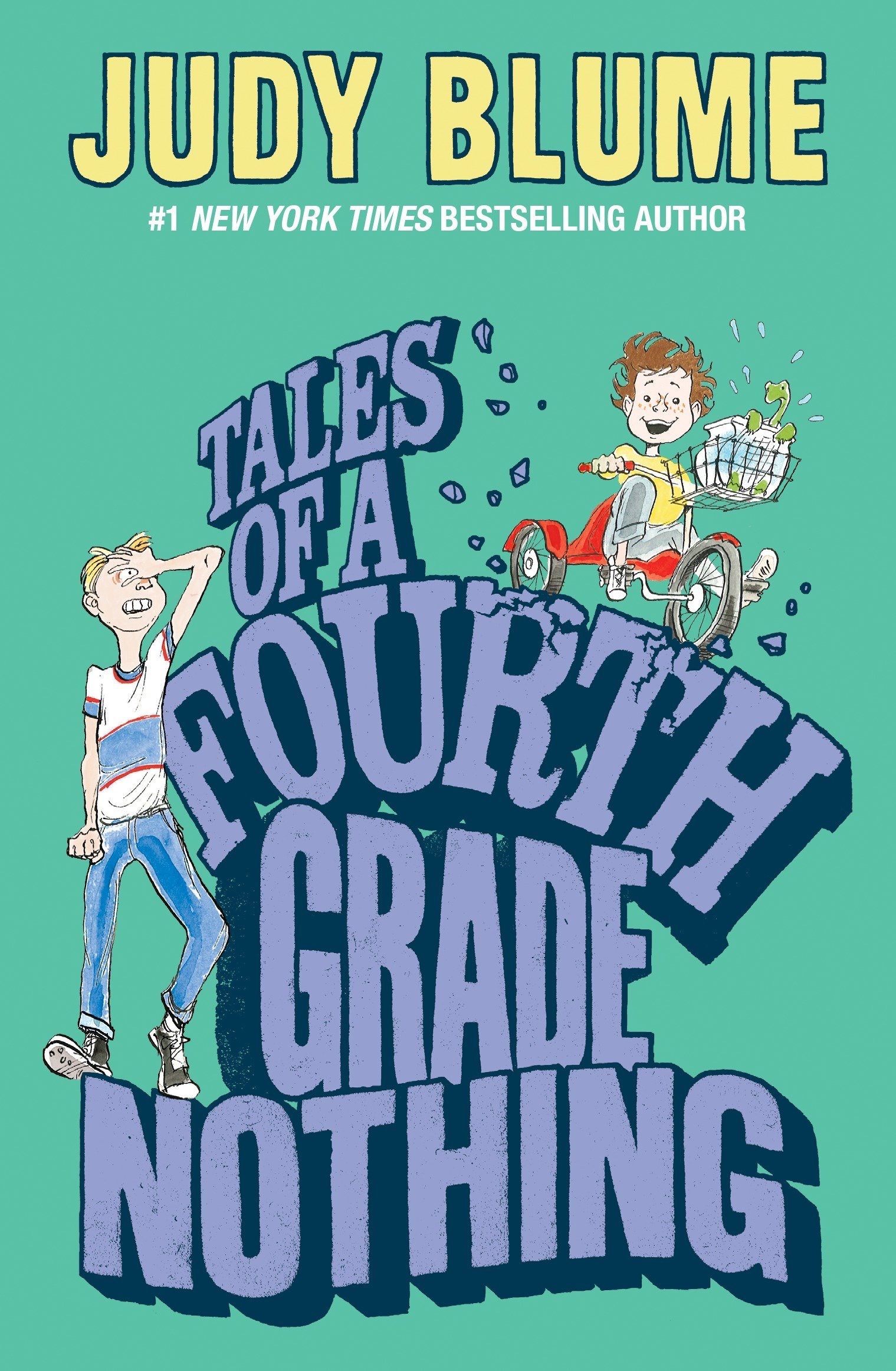 Tales of a Fourth Grade Nothing Book cover by Judy Blume for a children's book review.