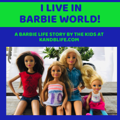 Group of Barbies posing for a picture.