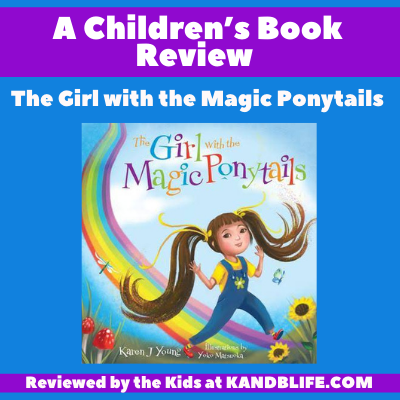 Featured Image for Book Review on The Girl with the Magic Ponytails