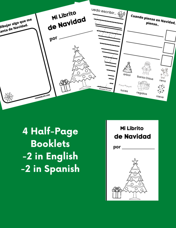 Printable Christmas Activity Booklet Sample Page