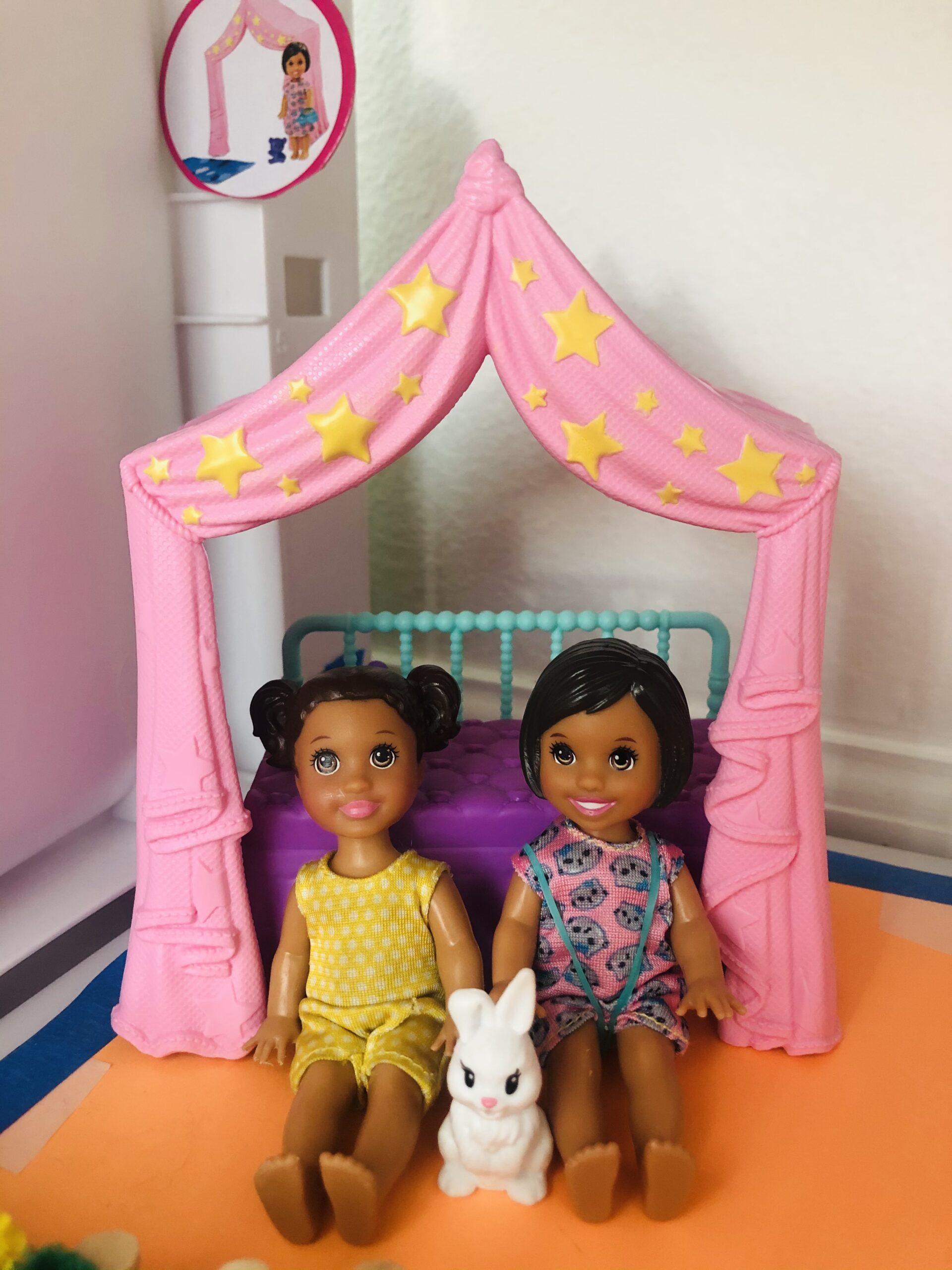 2 baby Barbie dolls from Skipper's Babysitter's Club.