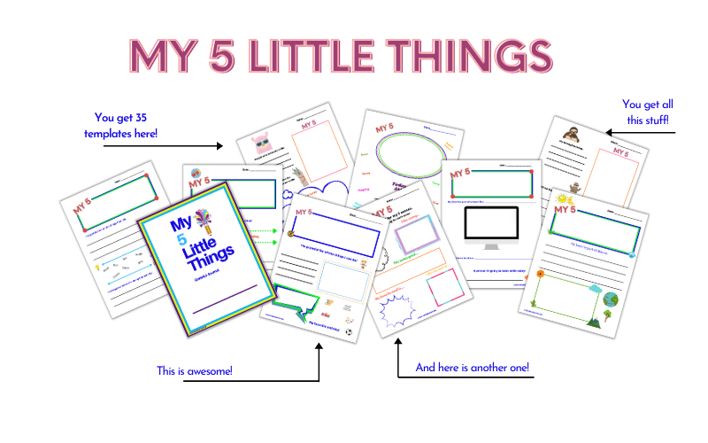 My 5 Little Things Grateful Journal