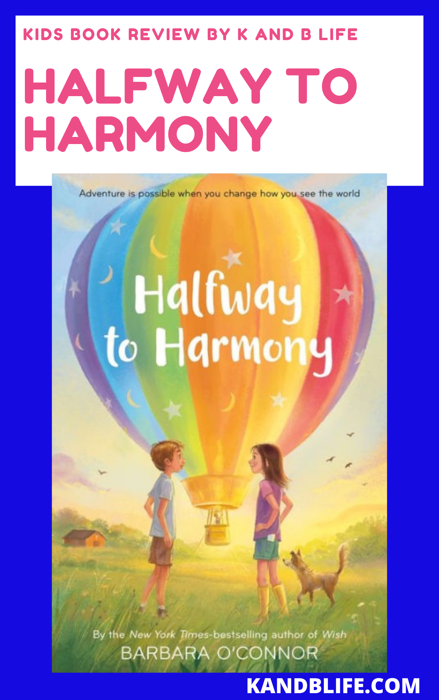 Kids Book Review coverer Halfway to Harmony