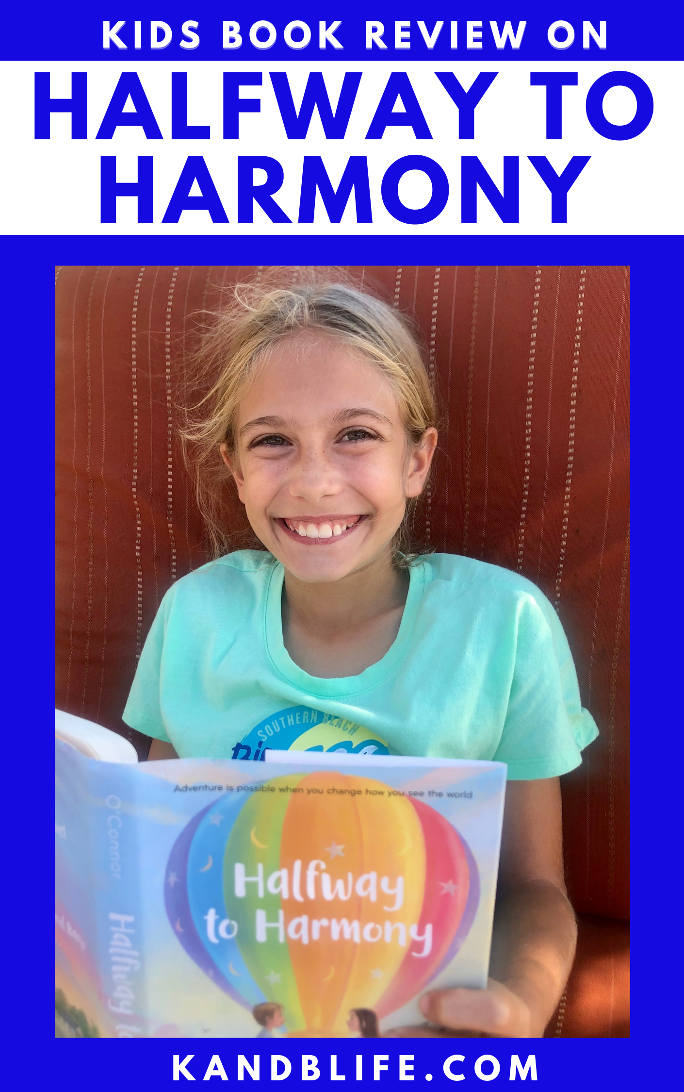 Kids Book Review cover for Halfway to Harmony