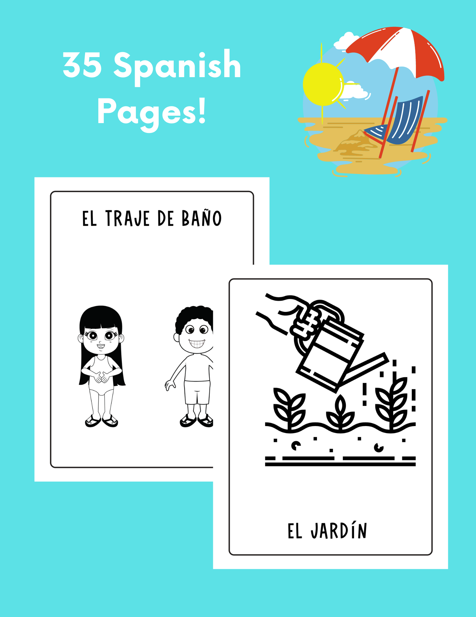 Spanish Printable Activity Pages Kindergarten Spanish Language 