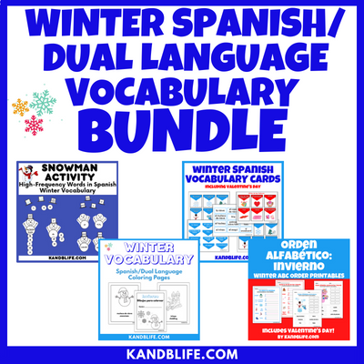Spanish Winter Spanish Resource Bundle