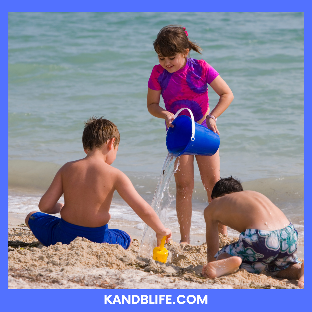 Kids at the Beach.