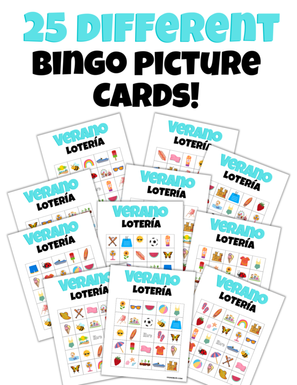 Bingo Picture Cards for Lotería.