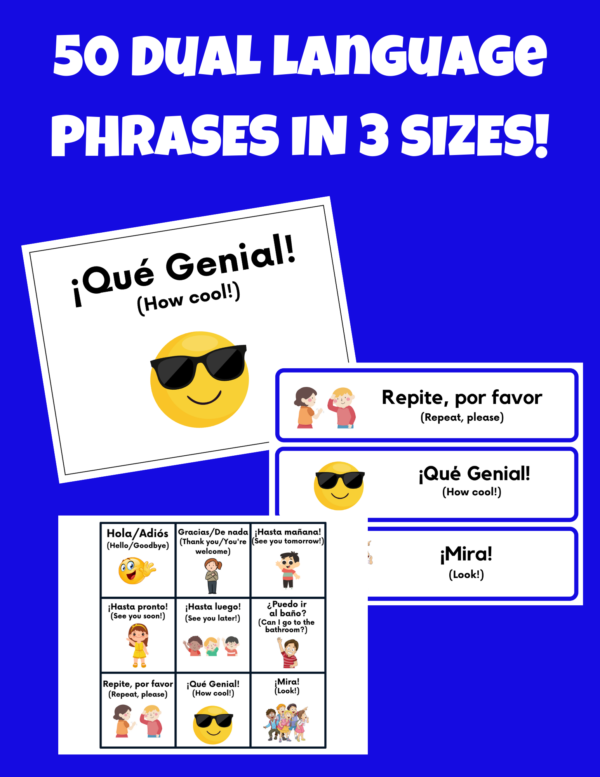 Phrase of the Week in Dual Language by K and B Life